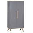 Chambre Lit 70x140 + Commode + Armoire FANON Gris BEBE9 CREATION - 4