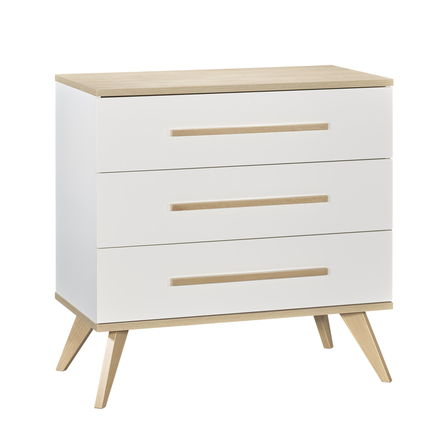 Commode 3 tiroirs Fanon Blanc BEBE9 CREATION