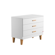 Chambre TRIO lit 60x120 commode armoire LOUNGE Blanc VOX - 4