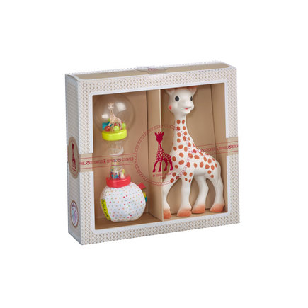 Coffret naissance Sophie la Girafe avec Hochet soft maracas VULLI - 2