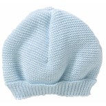 Bonnet maille bleu pascal prématuré