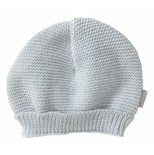 Bonnet maille gris prématuré