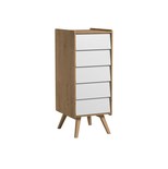 Chiffonnier Vox Vintage bois/blanc