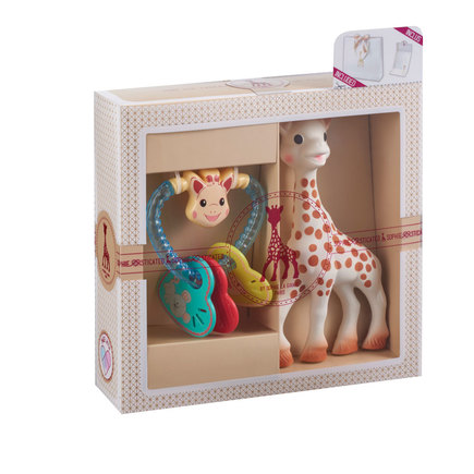 Coffret naissance Sophie la Girafe avec Hochet coeur VULLI