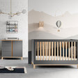 Chambre DUO ALTITUDE lit 70x140+commode Gris VOX