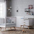 Chambre DUO NAUTIS lit 70x140 commode blanc VOX