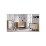 Façades de tiroirs bois/blanc pour commode Vox