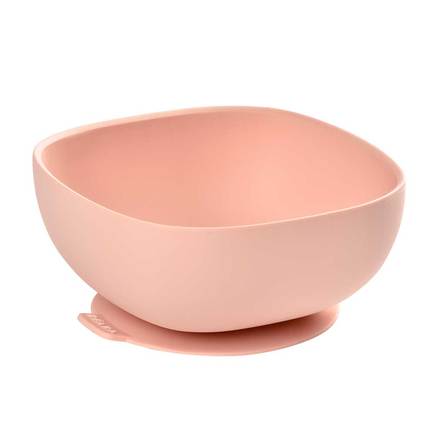 Bol ventouse silicone rose BEABA