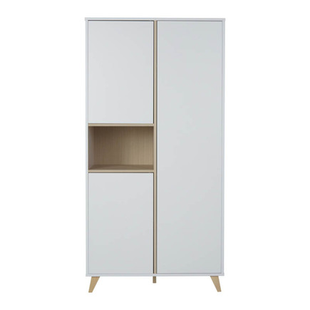 Chambre TRIO Lit 70x140 Commode Armoire LOFT Blanc QUAX - 2