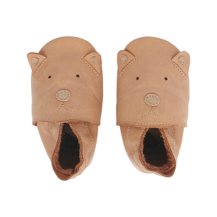 Chaussons en cuir 16-17 Caramel Woof BOBUX