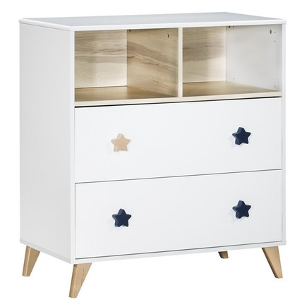 Chambre DUO Lit 60x120 Commode OSLO étoile SAUTHON - 2