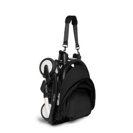 Poussette YOYO Pack 6+ Noir / cadre blanc STOKKE - 2