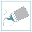 Biberon anti-colique 270ml 6m+ Débit M ZERØ.ZERØ SUAVINEX - 5