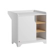 Chambre TRIO Lit 70x140 Commode Armoire LEAF Blanc/Bois VOX - 4