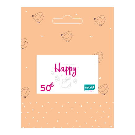 Carte cadeau 50 € BEBE9 CREATION