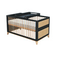 Chambre DUO Lit 70x140 Commode NAMI Onyx THEO - 9