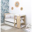 Lit combiné évolutif 60x120 EDEN Bois/Blanc BEBE9 CREATION - 6