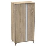 Armoire 2 portes NOVA Blanc