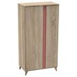 Chambre TRIO Lit 60x120 Commode Armoire NOVA Rose SAUTHON - 3