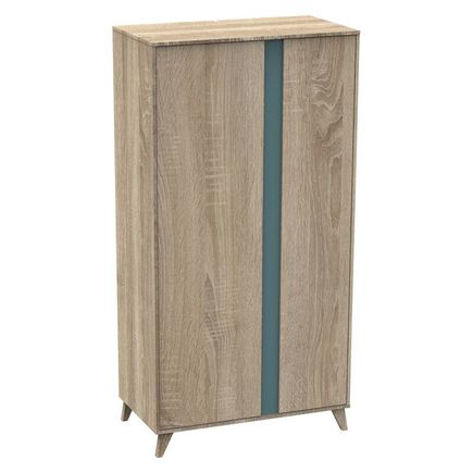 Chambre TRIO Lit 70x140 Commode Armoire NOVA Argile SAUTHON - 4