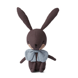 Peluche Lapin 18 cm Gris