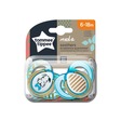 Sucette CTN Moda 6-18m Garçon x2 TOMMEE TIPPEE