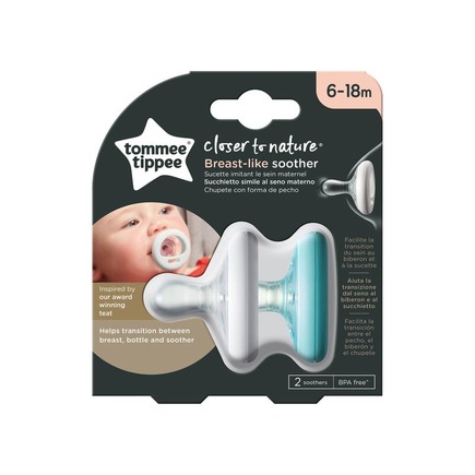 Sucette CTN - Forme Naturelle x2 6-18 mois TOMMEE TIPPEE - 3