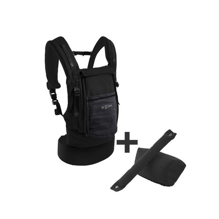 Porte-bébé PhysioCarrier + pack accessoires Noir poche anthracite LOVE RADIUS