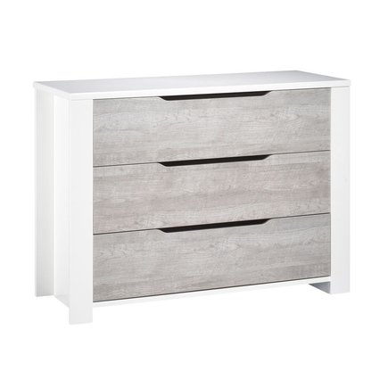 Chambre Lit 140x70 commode armoire LOFT Bois + PL OFF SAUTHON - 4