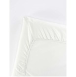 Drap Housse pour Lit Parapluie Coton Bio Blanc