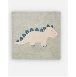 Tapis duveteux dino 120x120 cm bio Tiga Stegi & Ops