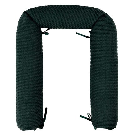 Rouleau de lit vert foncé tricot Axel & Luna NATTOU