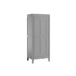 Armoire 1 porte MILENNE by Vox Gris clair