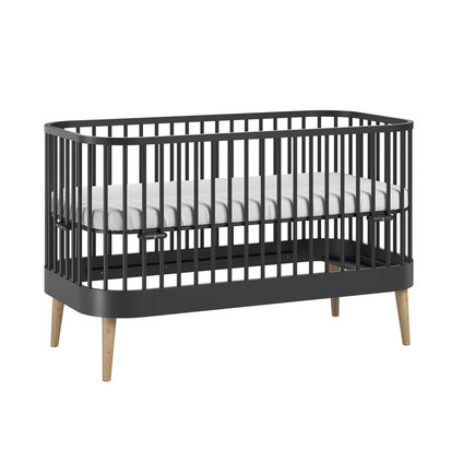 Chambre DUO Lit 70x140 PARIS Commode CANNE Noir VOX - 4