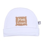 Bonnet doublé pur coton Je suis à croquer