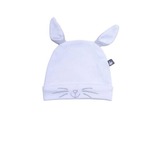 Bonnet naissance doublé pur coton Petit Lapin avec oreilles 