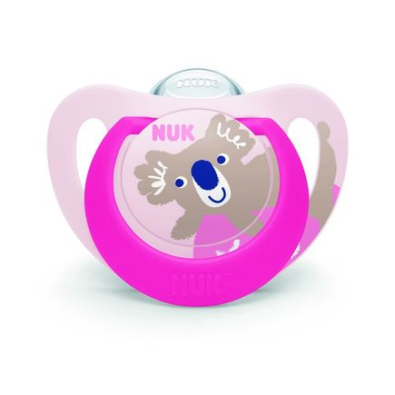 2 Sucettes STARLIGHT 18-36m Fille NUK