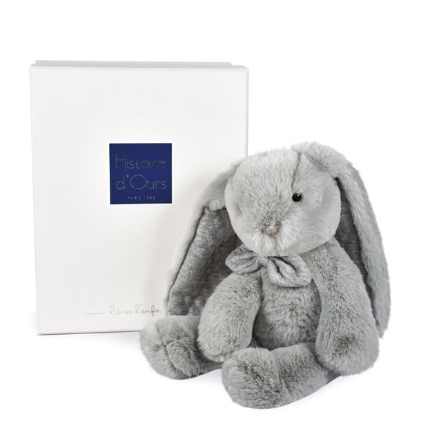 Preppy Chic Lapin Gris Perle 30 cm  HISTOIRE D'OURS