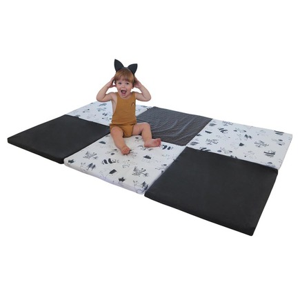 Tapis de motricité XL Black & white experience CANDIDE - 5