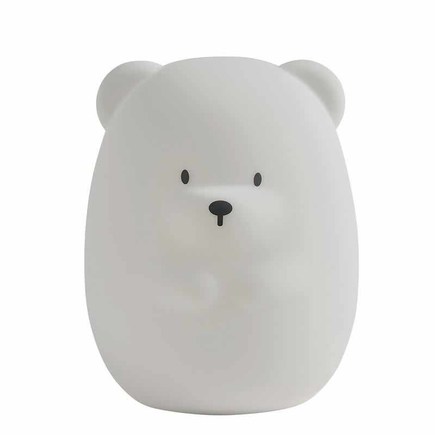 Veilleuse ours grande 16 cm Blanc NATTOU