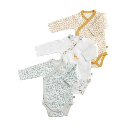 Lot de 3 bodies Naissance Promenons nous SAUTHON Baby déco