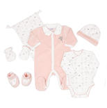 Kit Naissance Fleurs 1 Mois Rose