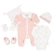 Kit Naissance Fleurs 1 Mois Rose TROIS KILOS SEPT