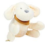 Peluche chien vanille CHARLIE