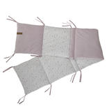 Tour de lit adaptable 30x180 cm LILAS