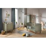 Chambre TRIO Lit 70x140 Commode Armoire ELEONORE Kaki Plan à langer OFFERT