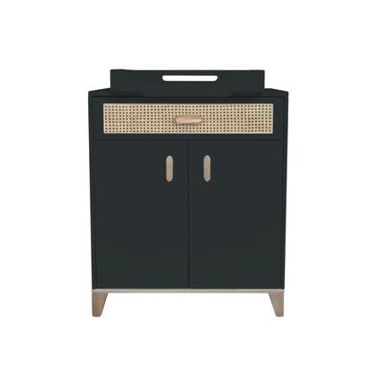 Petite Commode NAMI Cannes de Rotin Onyx THEO - 6