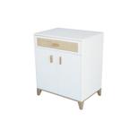 Petite Commode NAMI Cannes de Rotin Neige