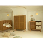 Chambre TRIO Lit 70x140 Commode Armoire HAI NO KI