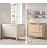 Chambre DUO Lit 60x120 Commode TELA Bois